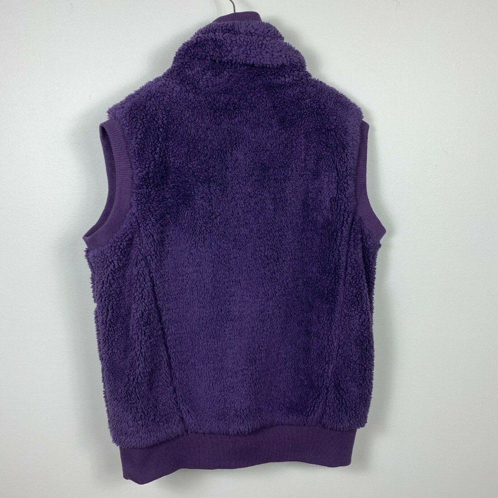 Artisans Vest XXL Purple‎ Plush Fleece Sleeveless High Neck Drawstring - Picture 6 of 11